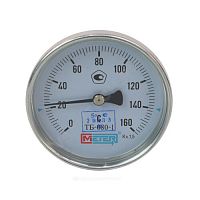 Термометр биметаллический Дк80 осевой 160С ТБ80 Метер (арт.  29769)