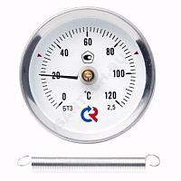 Термометр биметаллический Дк63 накладной 120С БТ-30.010 Росма (арт.  29817)