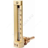 Термометр жидкостной угловой 100С ТТ-В-150 Росма (арт.  54736)