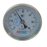 Термометр биметаллический Дк80 осевой 60С ТБ-080-1 Метер (арт.  29779)