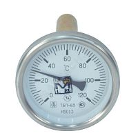 Термометр биметаллический Дк63 осевой 120С ТБП-Т ЗАВОД ТЕПЛОТЕХНИЧЕСКИХ ПРИБОРОВ (арт.  29744)
