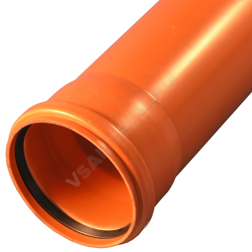 Труба НПВХ с раструбом коричневая SN4 Хемкор Артикул 18156 Труба НПВХ с раструбом коричневая SN4 Хемкор Артикул 18156