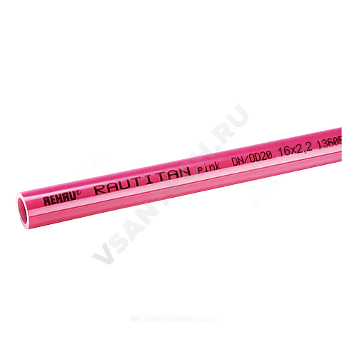 Труба PE-Xa/EVOH RAUTITAN pink Rehau Артикул 35313 Труба PE-Xa/EVOH RAUTITAN pink Rehau Артикул 35313