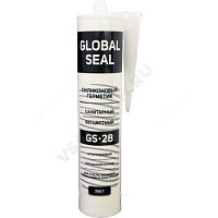 Герметик силиконовый санитарный GS28 290гр бесцветный GlobalSeal (арт.  26619)