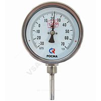 Термометр биметаллический Дк100 радиальный -30+70С БТ-52.211 Росма (арт.  29815)