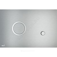 Кнопка для инсталляции алюминий/нержавеющая сталь матово-глянцевая FLAT ALUNOX Alca Plast (арт.  62266)