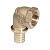 Угольник для PE-X труб аксиальный бронза Дн 20х3/4" ВР RAUTITAN RX Rehau 13660971001 (11371341001)