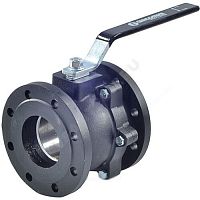 Кран шаровой чугун R740F Ру16 фл полнопроходной рукоятка Giacomini (арт.  21234)