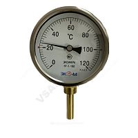 Термометр биметаллический Дк63 радиальный 120С БТ-1-63 ЭКОМЕРА (арт.  54879)